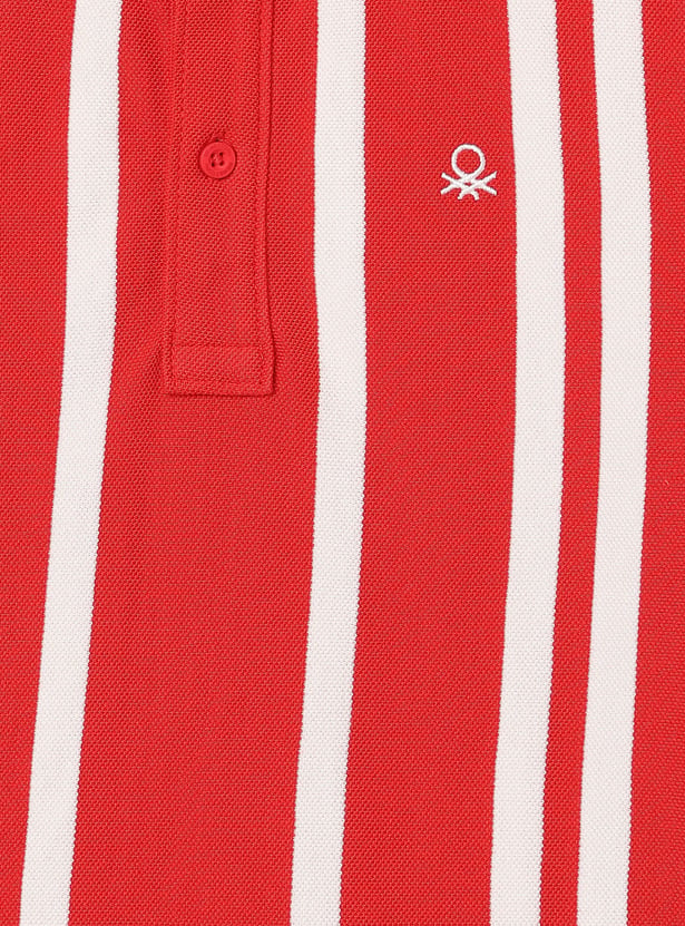 UNITED COLORS OF BENETTON Boys Striped Polo T-shirt