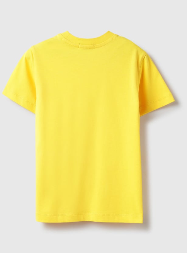 UNITED COLORS OF BENETTON Boys Typographic Print T-shirt