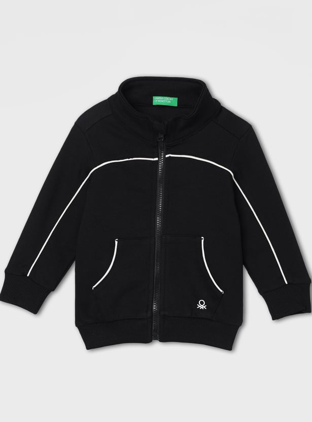 UNITED COLORS OF BENETTON Boys Contrast Trim Jacket