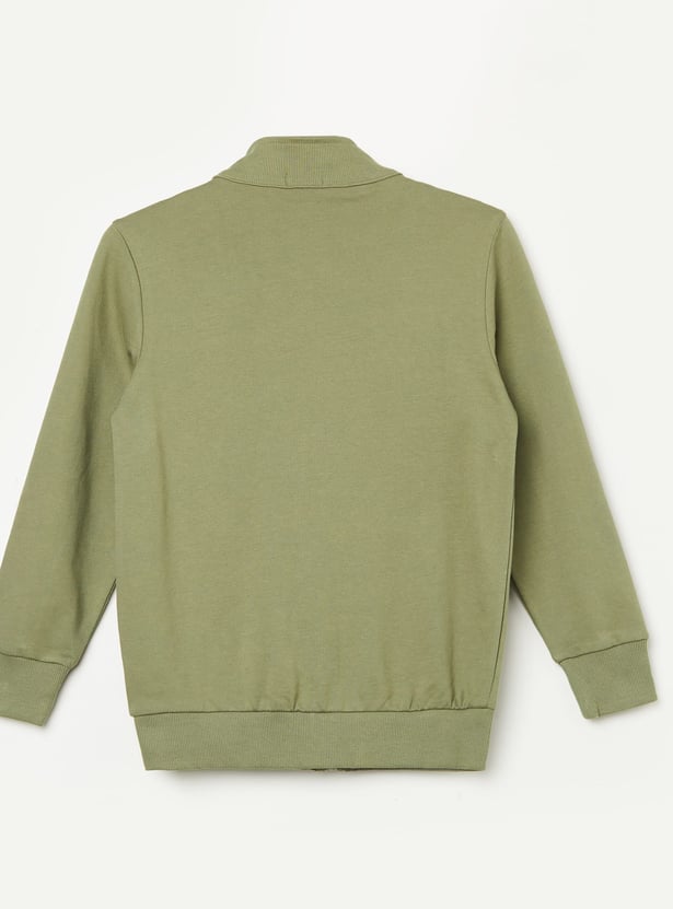 UNITED COLORS OF BENETTON Boys Contrast Trim Jacket