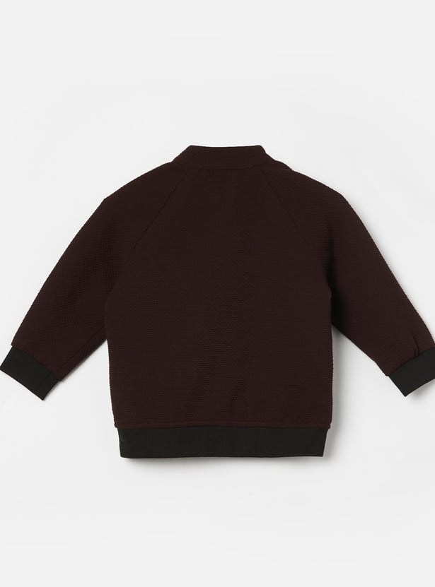 UNITED COLORS OF BENETTON Boys Textured Bomber Jacket