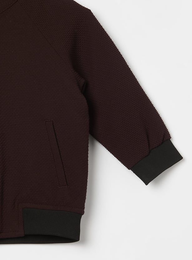 UNITED COLORS OF BENETTON Boys Textured Bomber Jacket