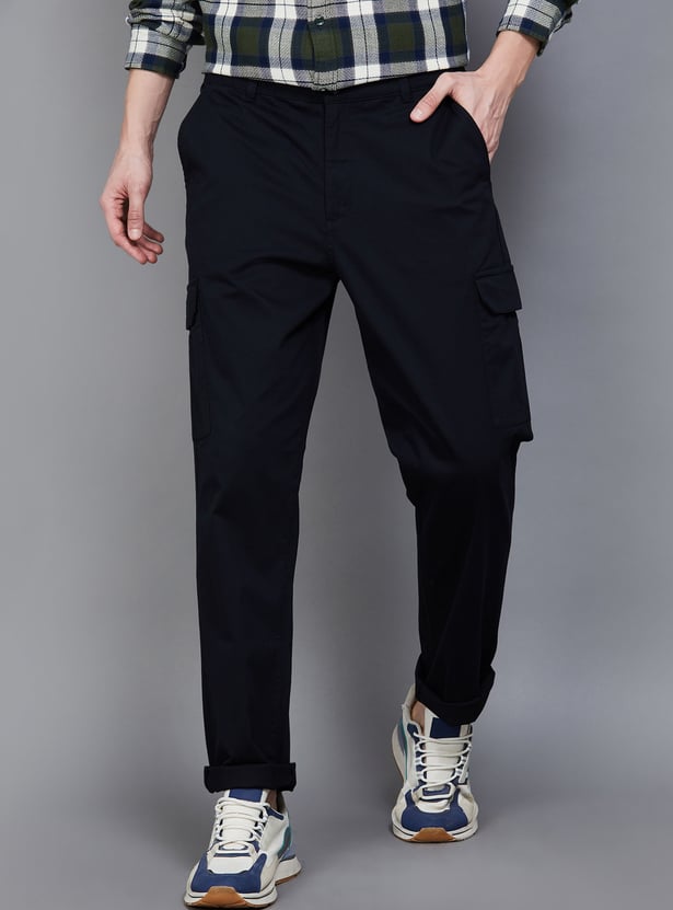 UNITED COLORS OF BENETTON Solid Regular Fit Cargos