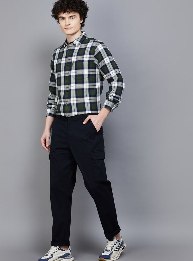 UNITED COLORS OF BENETTON Solid Regular Fit Cargos