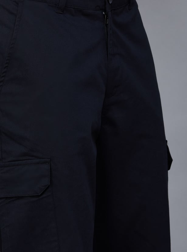 UNITED COLORS OF BENETTON Solid Regular Fit Cargos