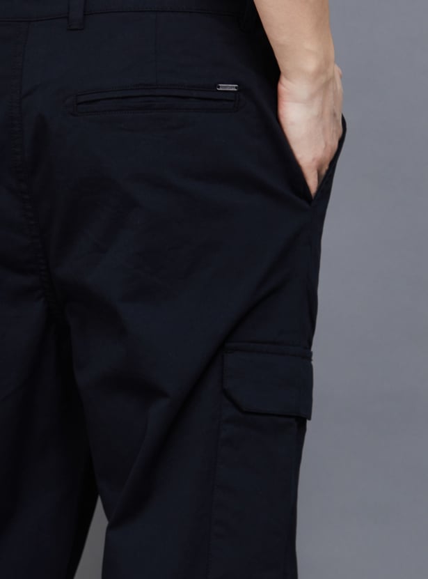 UNITED COLORS OF BENETTON Solid Regular Fit Cargos