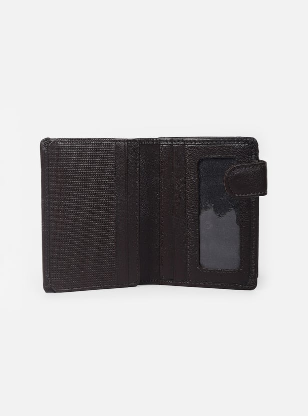 ALLEN SOLLY Textured Bi-Fold Wallet