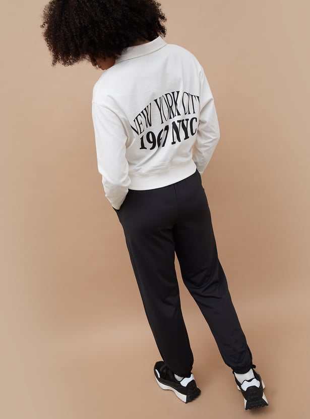 KAPPA Printed Johnny Collar T-shirt