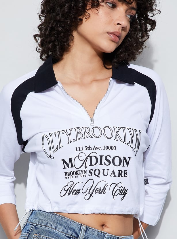 KAPPA Typographic Print Polo T-shirt
