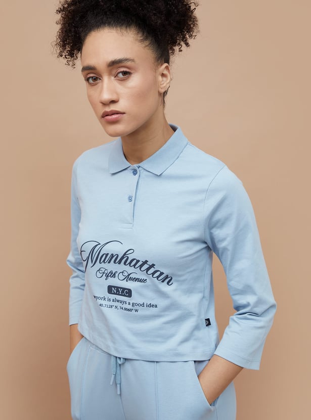 KAPPA Printed Active Polo T-shirt