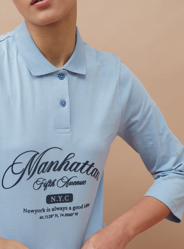 KAPPA Printed Active Polo T-shirt