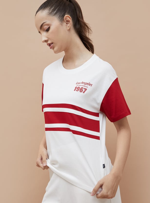 KAPPA Striped Sports T-shirt
