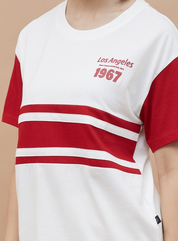 KAPPA Striped Sports T-shirt
