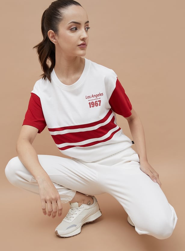 KAPPA Striped Sports T-shirt