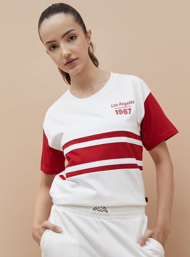KAPPA Striped Sports T-shirt