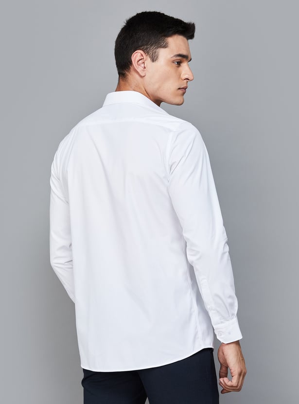LOUIS PHILIPPE Solid Classic Fit Formal Shirt