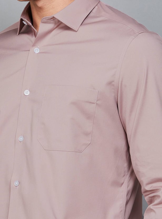 LOUIS PHILIPPE Solid Classic Fit Formal Shirt
