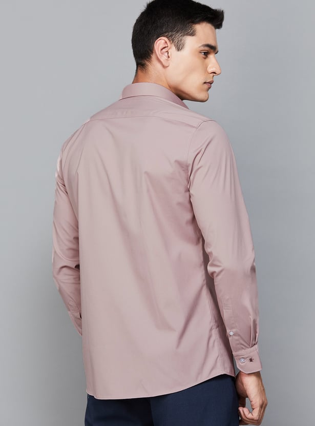 LOUIS PHILIPPE Solid Classic Fit Formal Shirt
