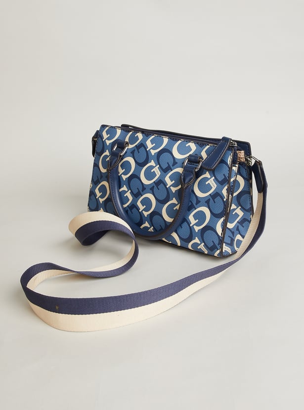 GUESS Bandera Printed Handheld Bag