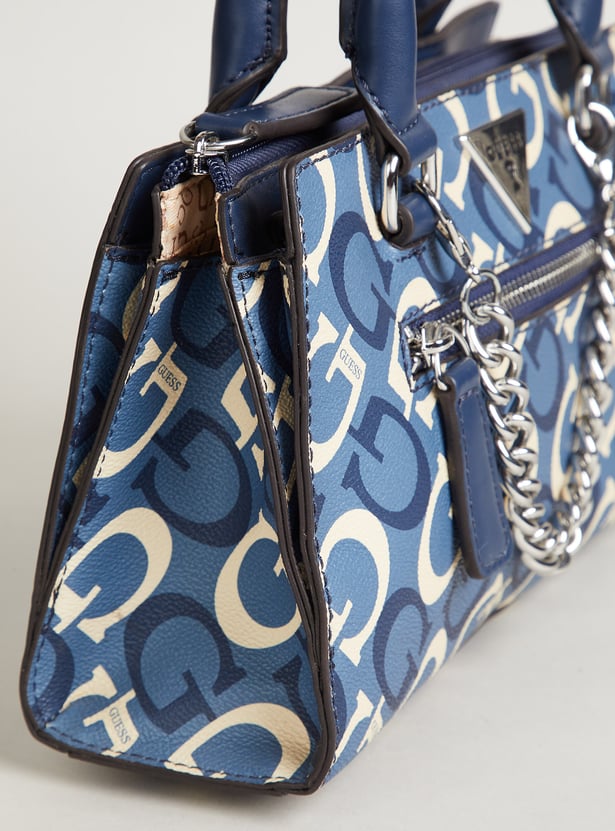 GUESS Bandera Printed Handheld Bag
