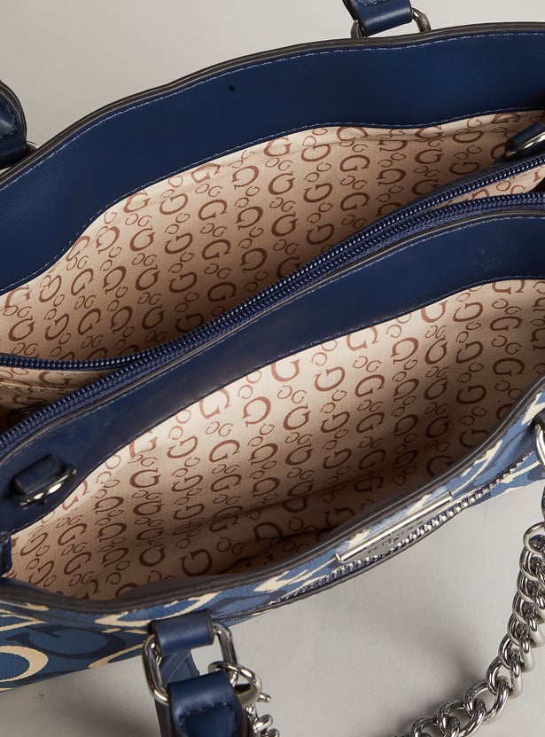 GUESS Bandera Printed Handheld Bag