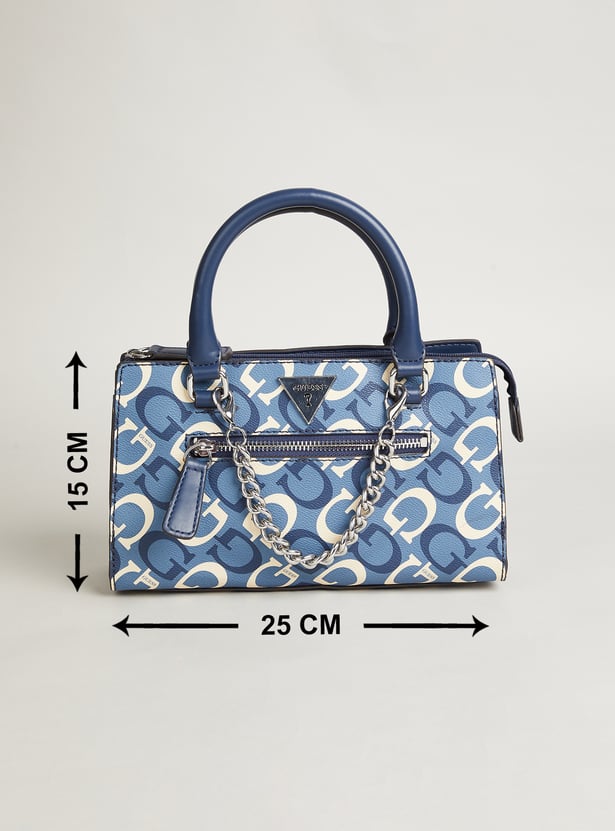 GUESS Bandera Printed Handheld Bag