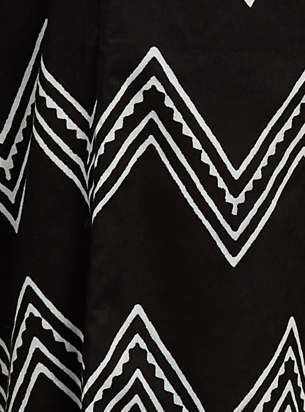 MELANGE Chevron Print Palazzos