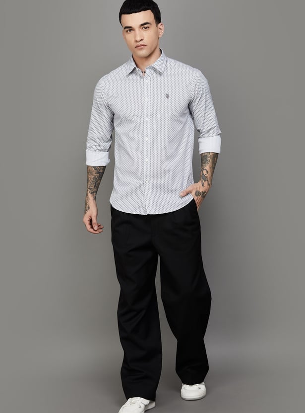 US POLO ASSN Printed Regular Fit Shirt