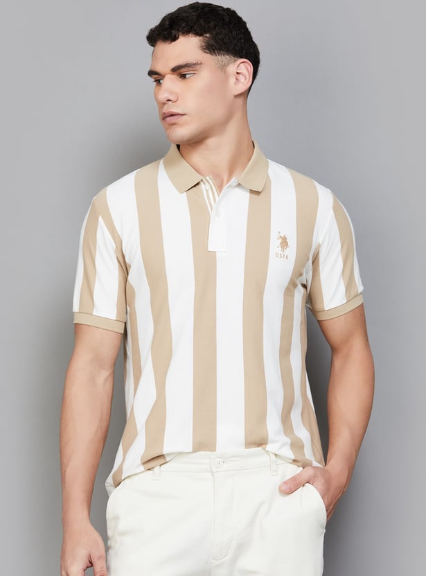 US POLO ASSN Striped Polo T-shirt