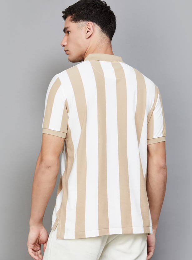 US POLO ASSN Striped Polo T-shirt