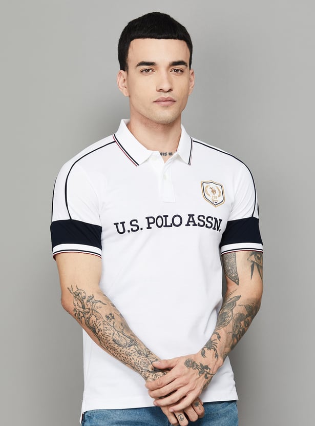 US POLO ASSN Printed Polo T-shirt