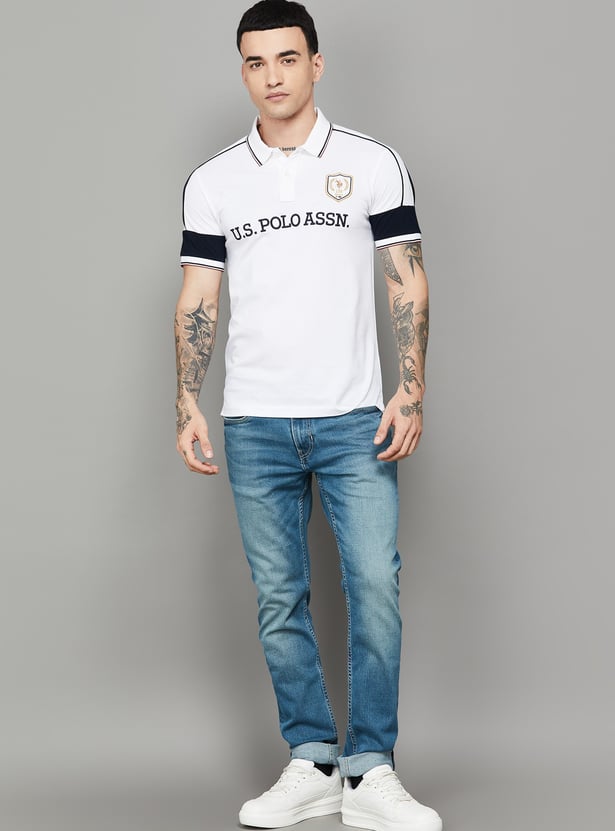 US POLO ASSN Printed Polo T-shirt