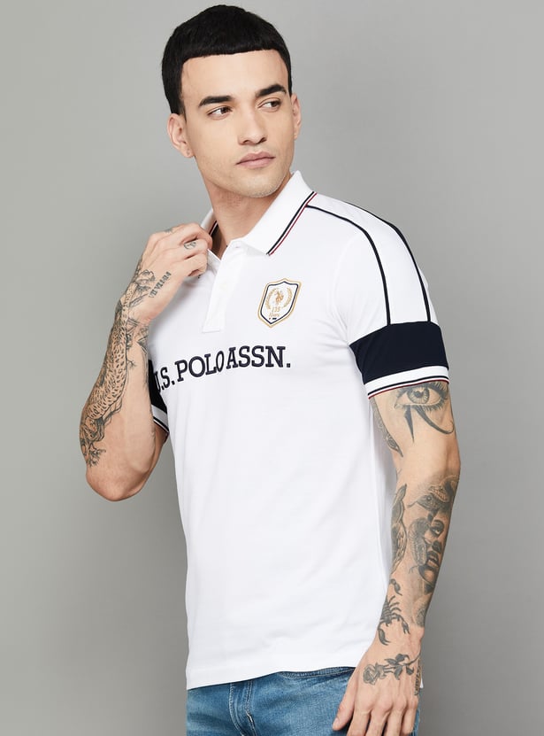 US POLO ASSN Printed Polo T-shirt