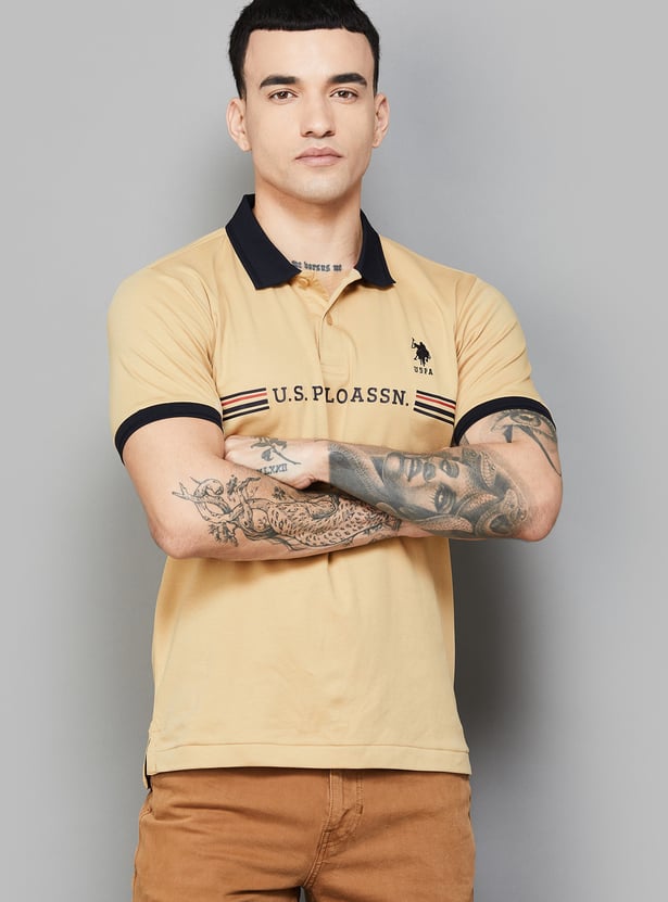 US POLO ASSN Printed Polo T-shirt
