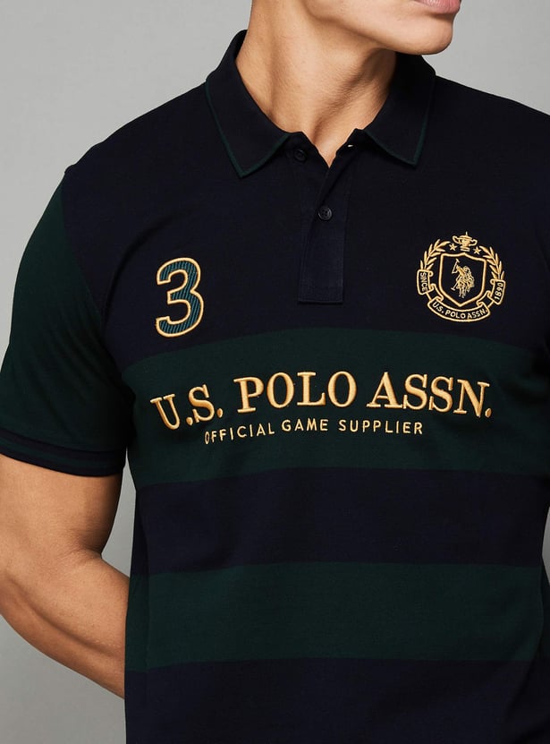 US POLO ASSN Striped Polo T-shirt