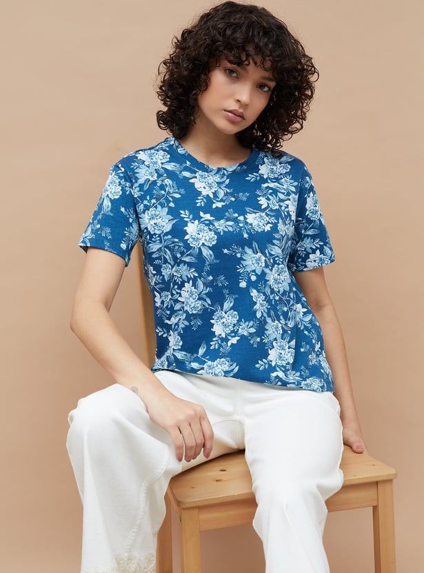 COLOUR ME Floral Print Top