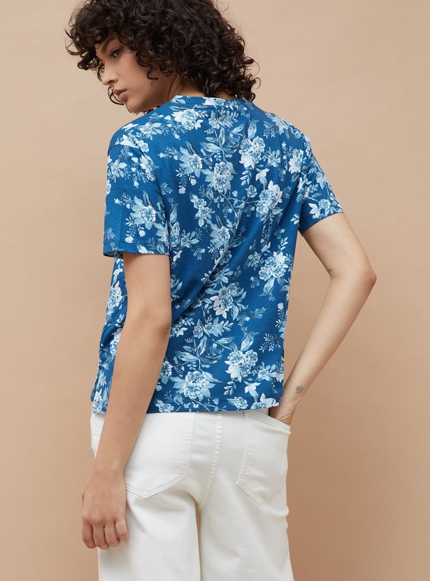 COLOUR ME Floral Print Top