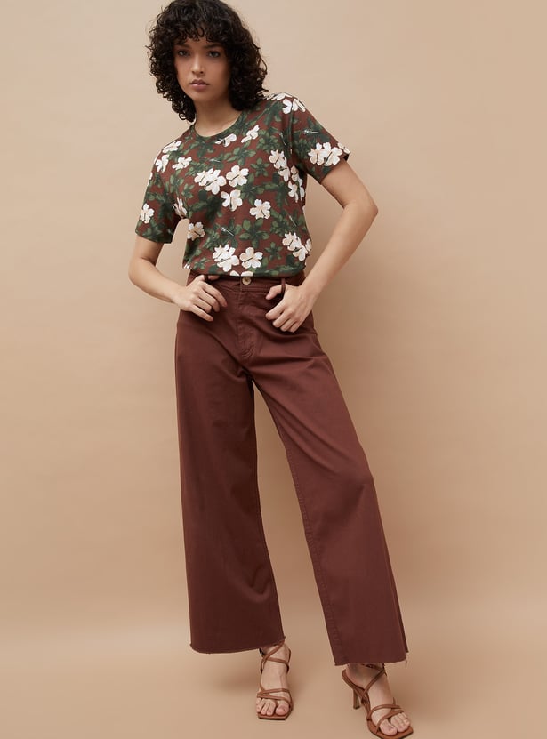 COLOUR ME Floral Print Top