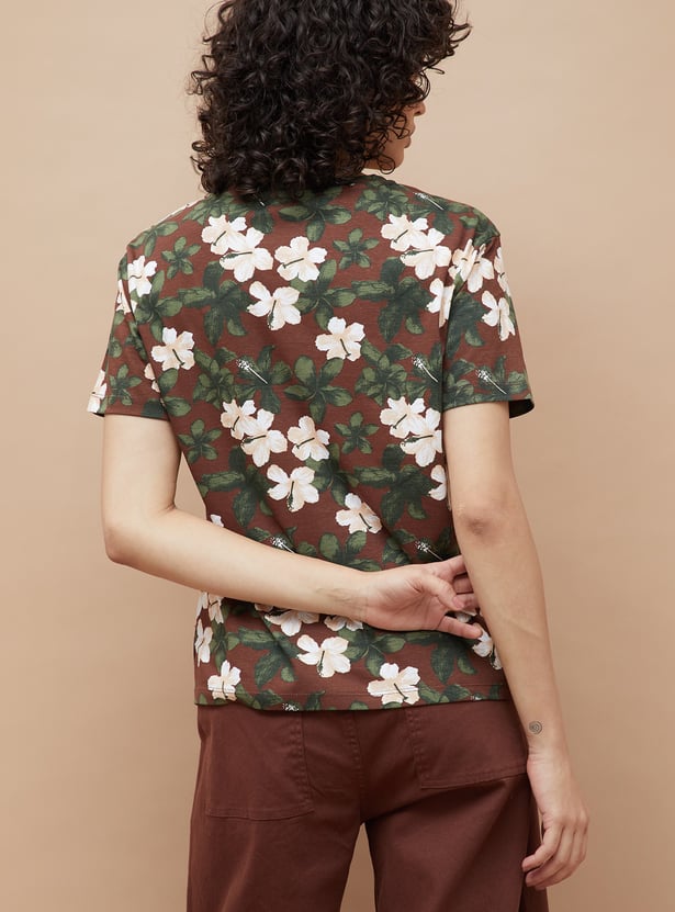 COLOUR ME Floral Print Top
