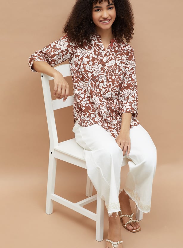 COLOUR ME Floral Print Top