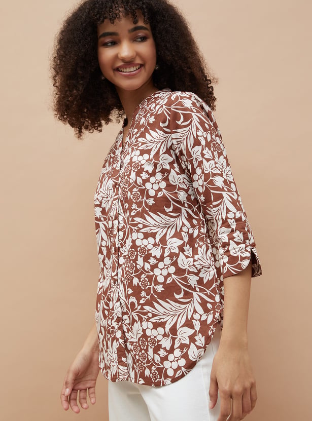 COLOUR ME Floral Print Top