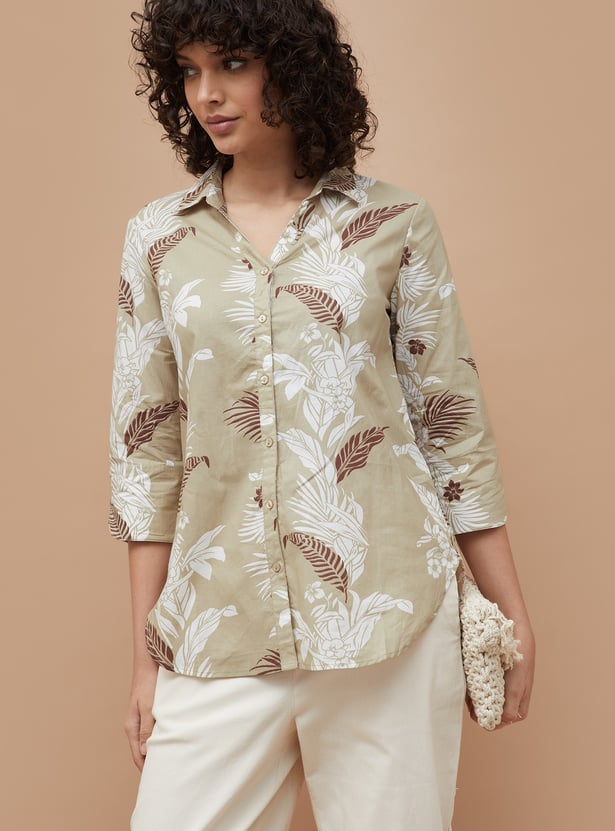 COLOUR ME Floral Print Shirt