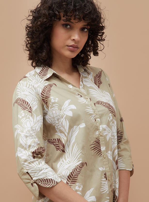 COLOUR ME Floral Print Shirt