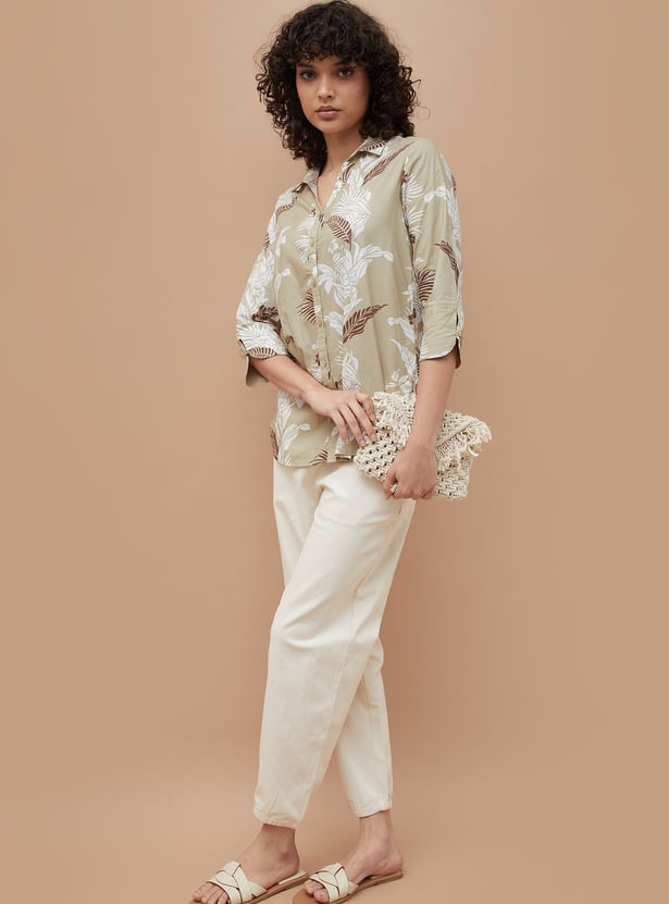 COLOUR ME Floral Print Shirt