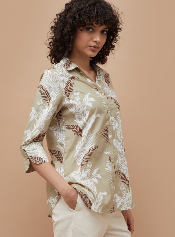 COLOUR ME Floral Print Shirt