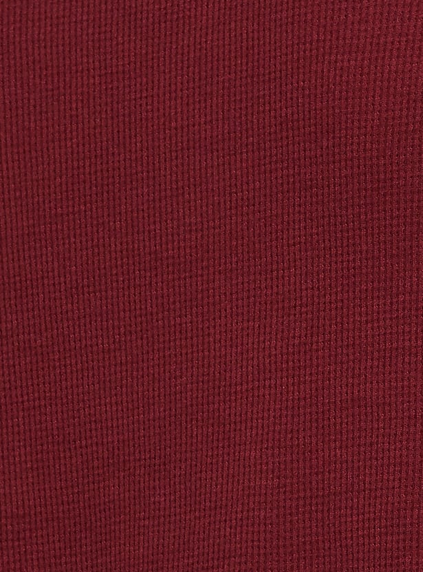 PEPE JEANS Knit Henley Neck T-shirt