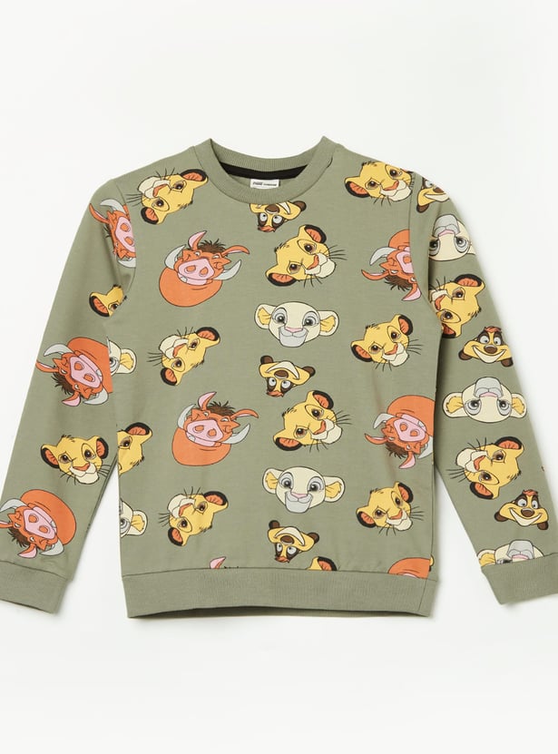 FAME FOREVER The Lion King Print Sweatshirt