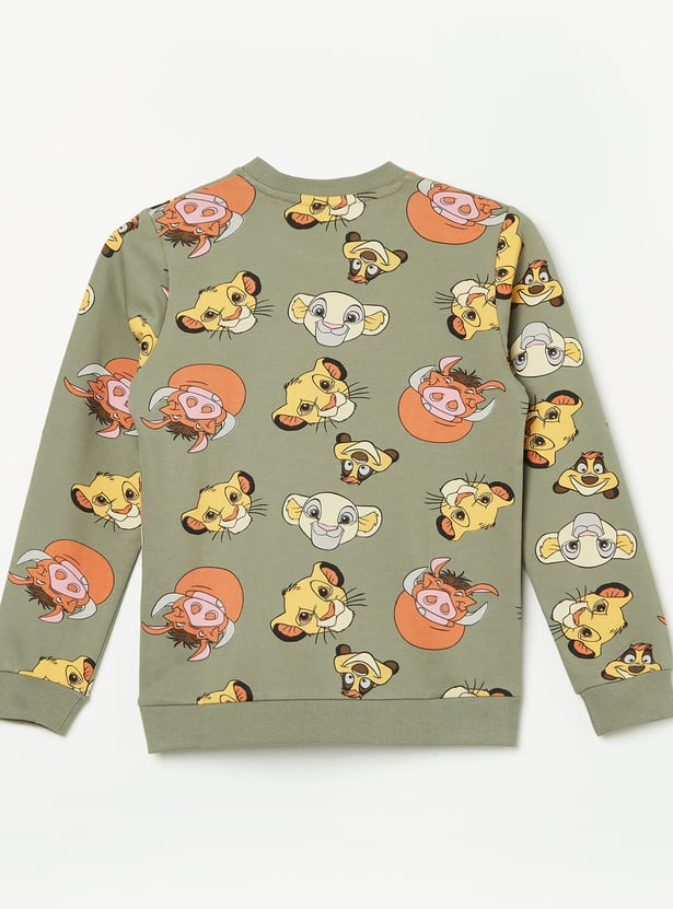 FAME FOREVER The Lion King Print Sweatshirt