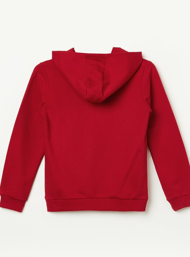 FAME FOREVER Boys Spiderman Hooded Sweatshirt