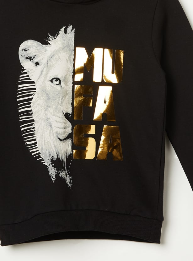 FAME FOREVER Boys Mufasa Print Sweatshirt
